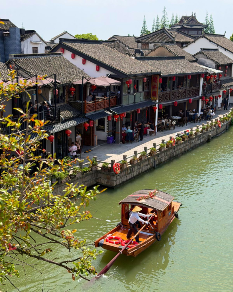 zhujiajiao water town Shanghai china travel guide